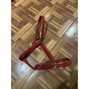 Weaver Red Nylon Large Horse Halter